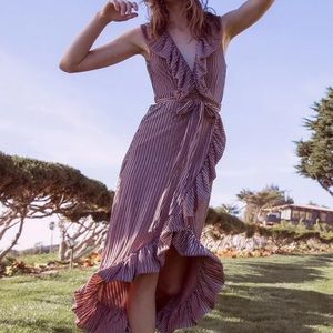 MISA Los Angeles the EVE dress striped S